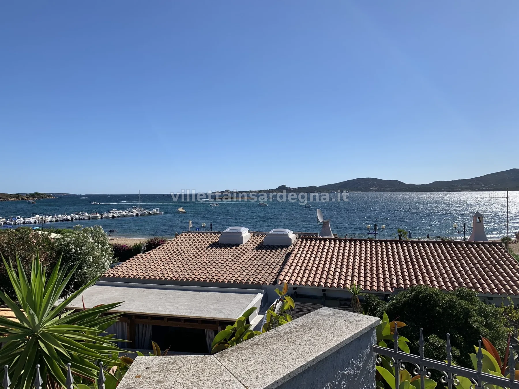 Vista sul golfo dalla proprietà